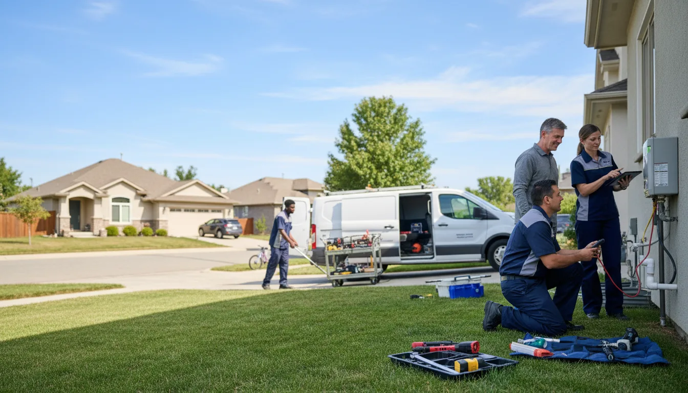 Tankless water heater service in Torrance, PA
